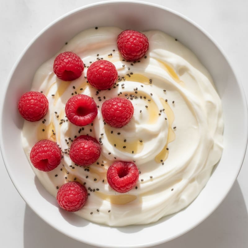 Silky Greek Yogurt Protein Pudding with Berries