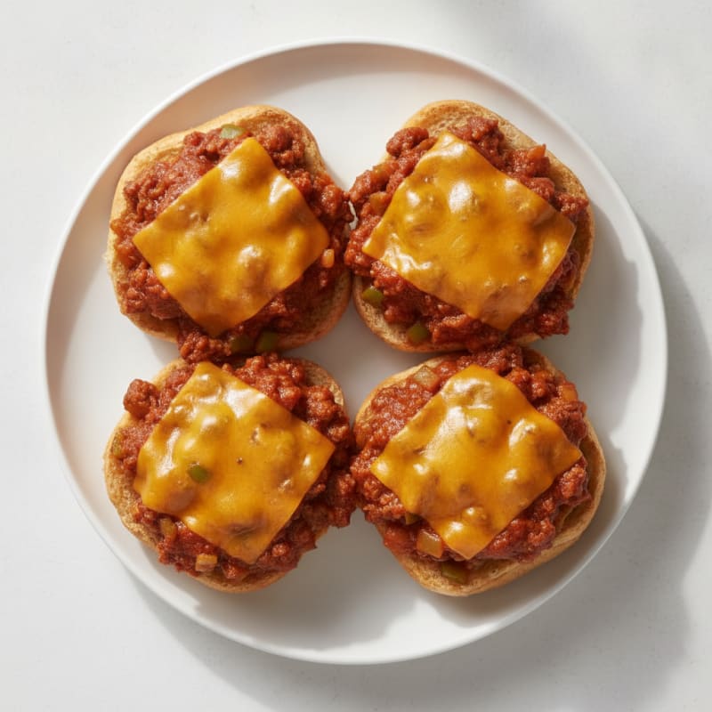 Classic Sloppy Joe Sliders with Cheddar