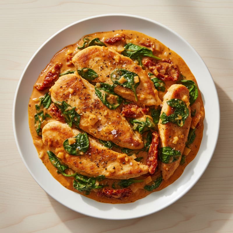 Creamy Tuscan Chicken Skillet