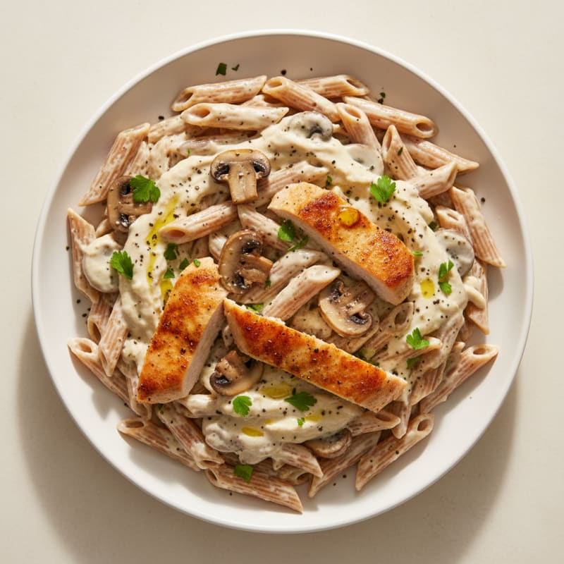 Creamy Truffle Mushroom Pasta