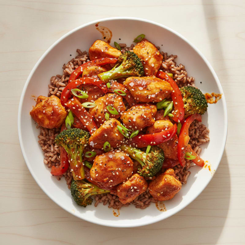 Spicy Gochujang Chicken Stir-Fry