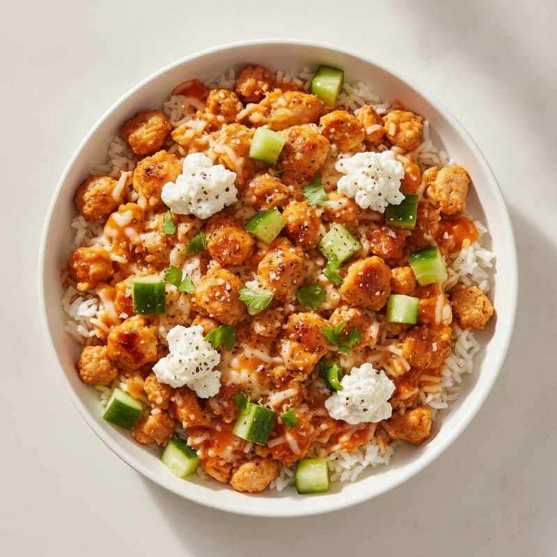 Ground Chicken Skillet with Tangy Lime Glaze