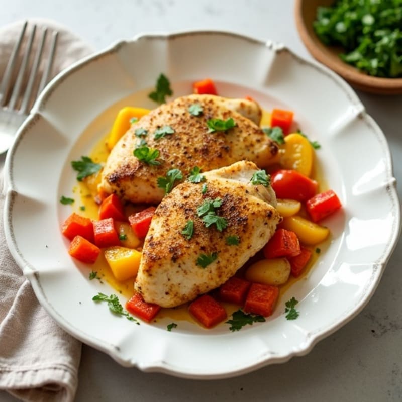 Creamy Coconut Yogurt Chicken with Aromatic Spices