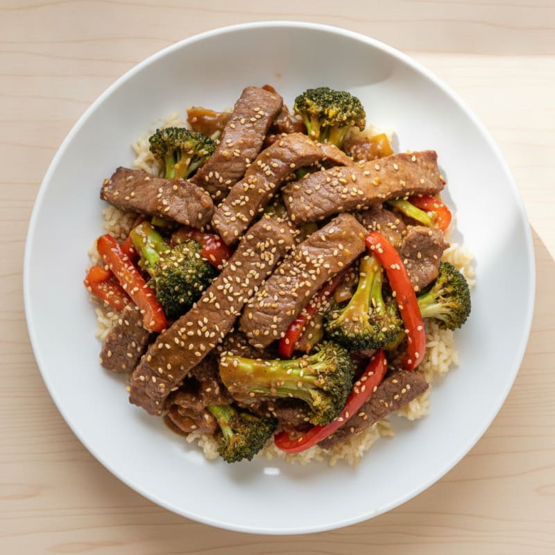 Sesame Beef & Broccoli Stir-Fry
