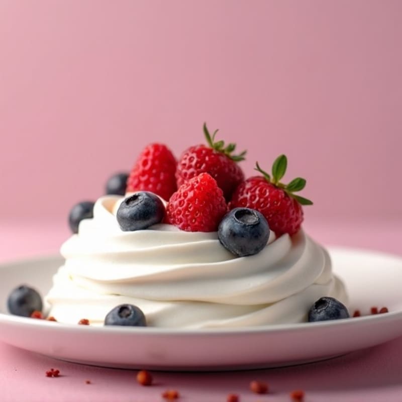 Greek Yogurt Protein Mousse with Mixed Berries