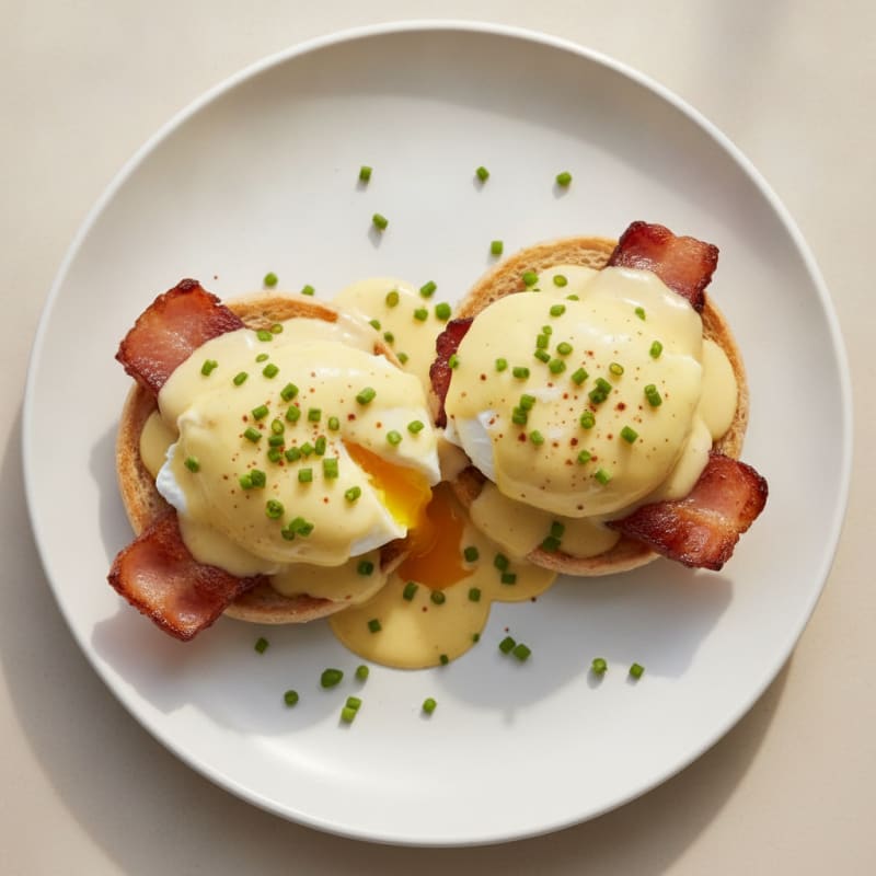 Classic Eggs Benedict with Hollandaise