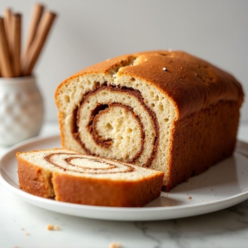 Protein-Packed Almond Flour Cinnamon Swirl Bread
