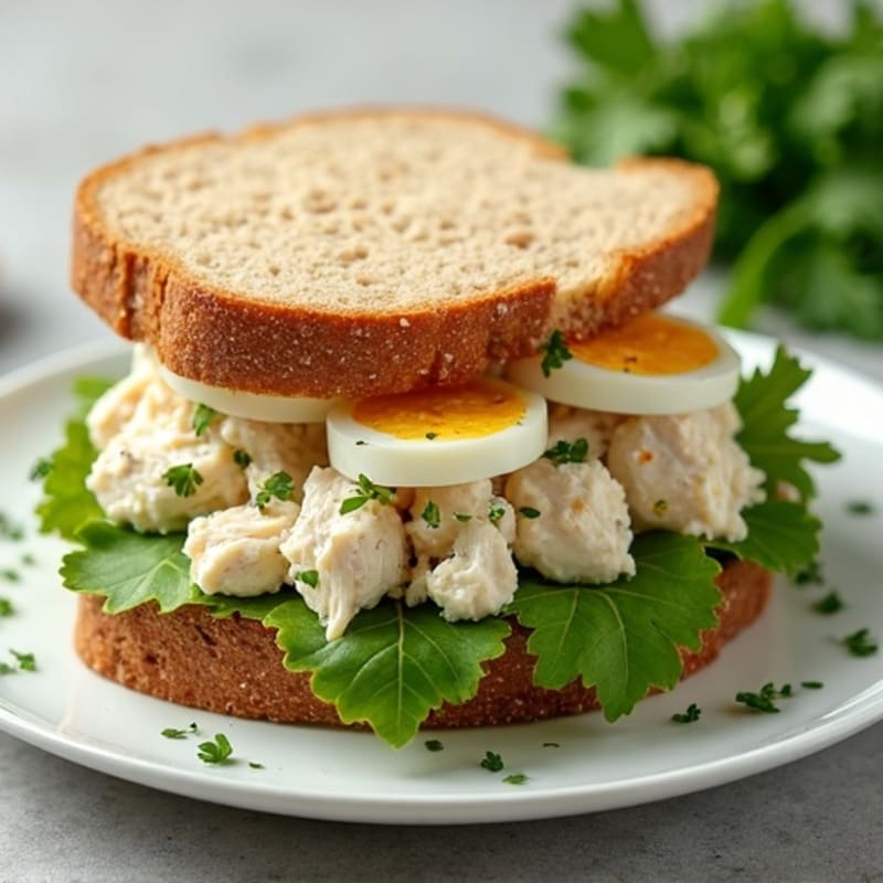 Fresh Herb Chicken Salad Sandwich