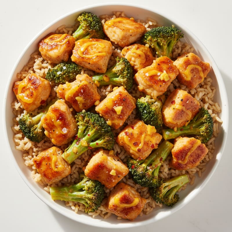 Baked Orange Chicken with Broccoli