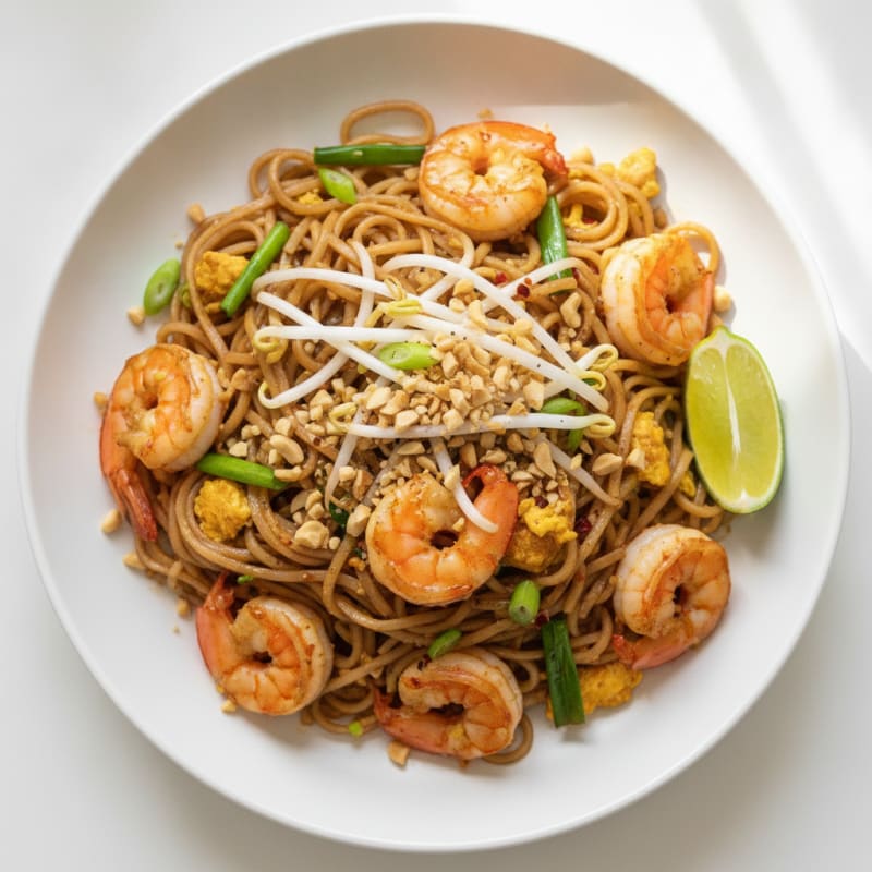 Shrimp Pad Thai Noodles