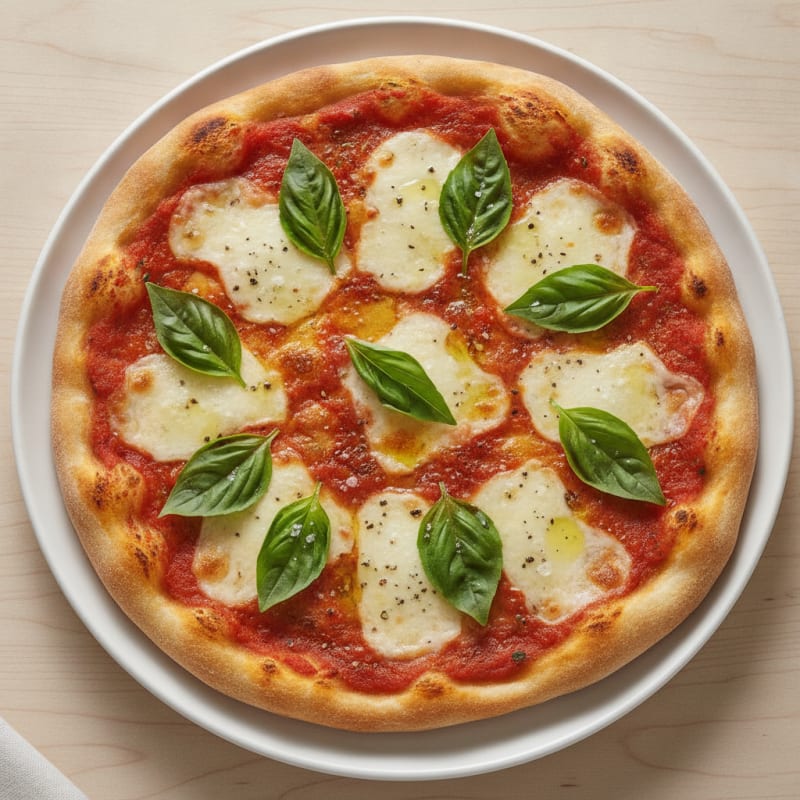 Classic Margherita Pizza with Fresh Basil