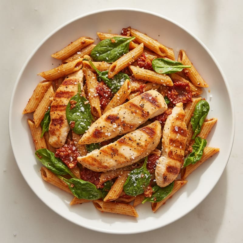 Sun-Dried Tomato Pesto Chicken Pasta