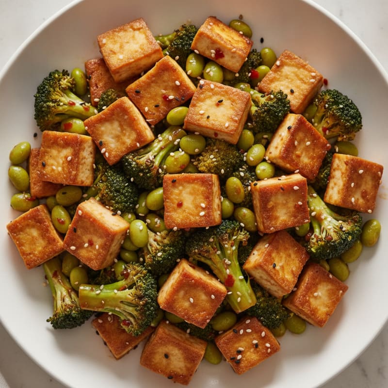 Sesame Tofu Stir-Fry