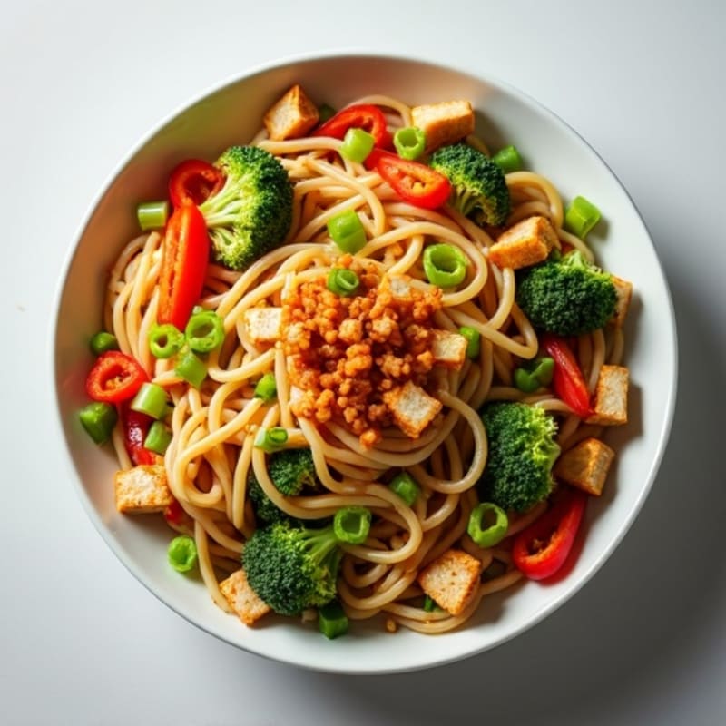 Garlic-Ginger Shirataki Noodle Stir-Fry