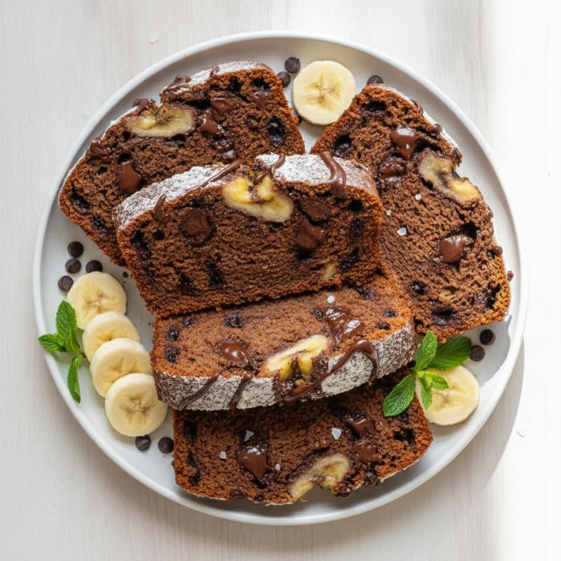 Chocolate Protein Banana Bread