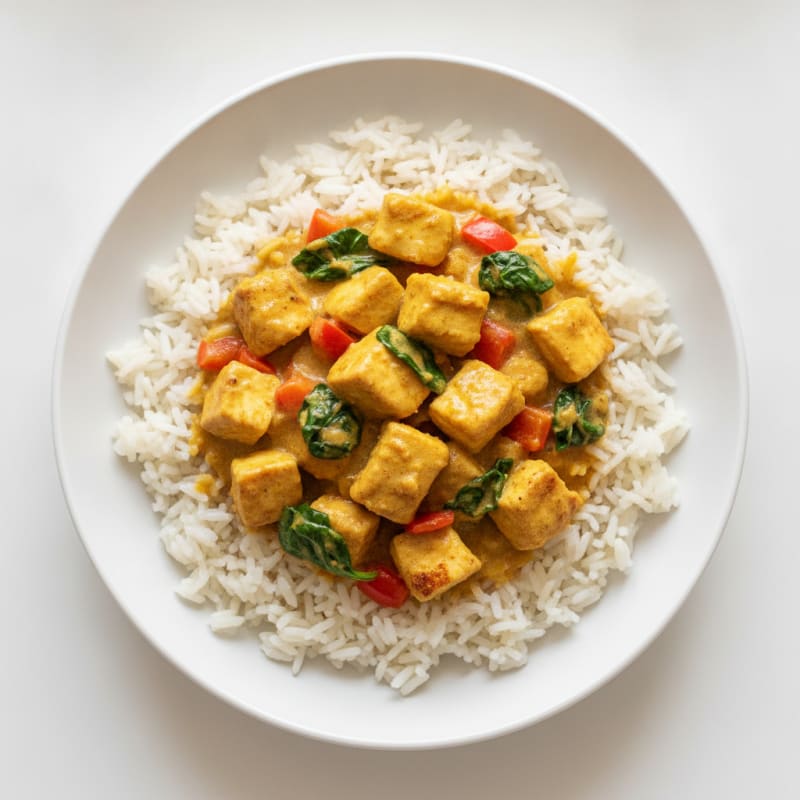 Chicken Coconut Curry with Basmati Rice
