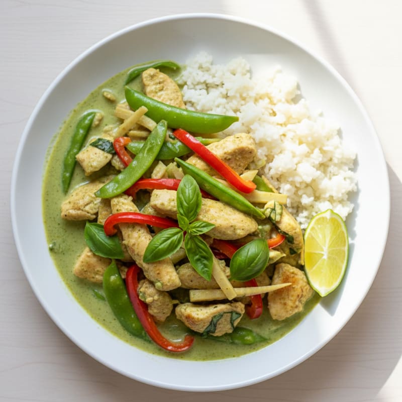 Creamy Thai Green Curry Chicken
