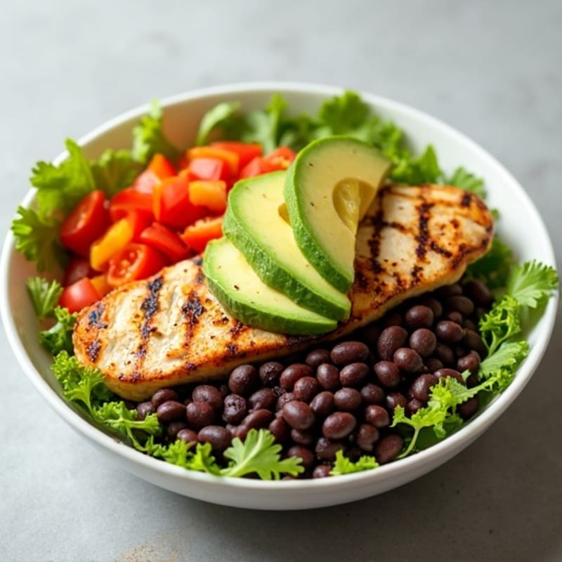 Fresh Black Bean Burrito Bowl
