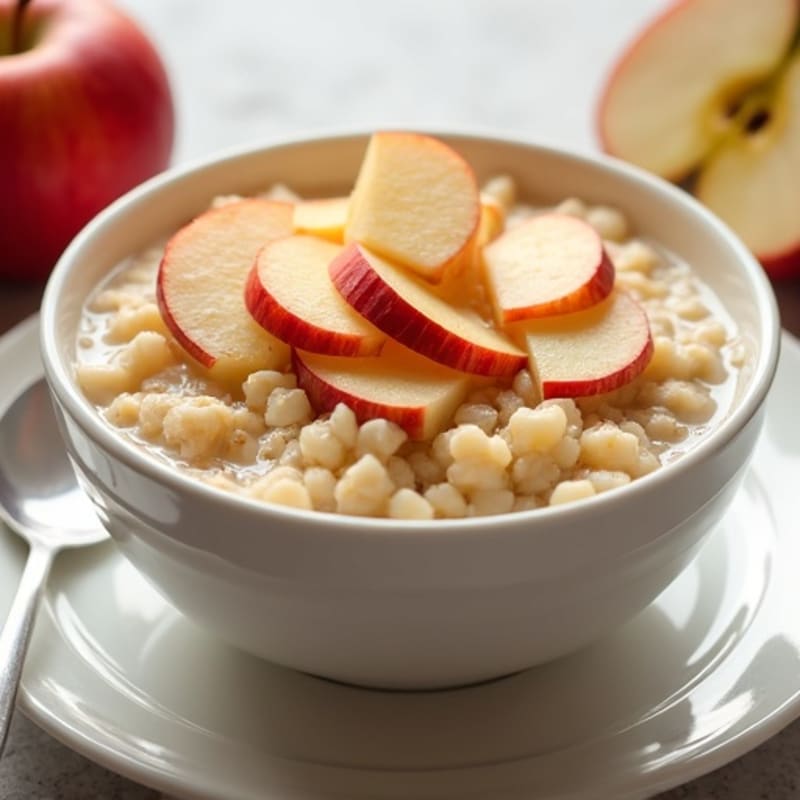 Warm Creamy Apple Cinnamon Oats