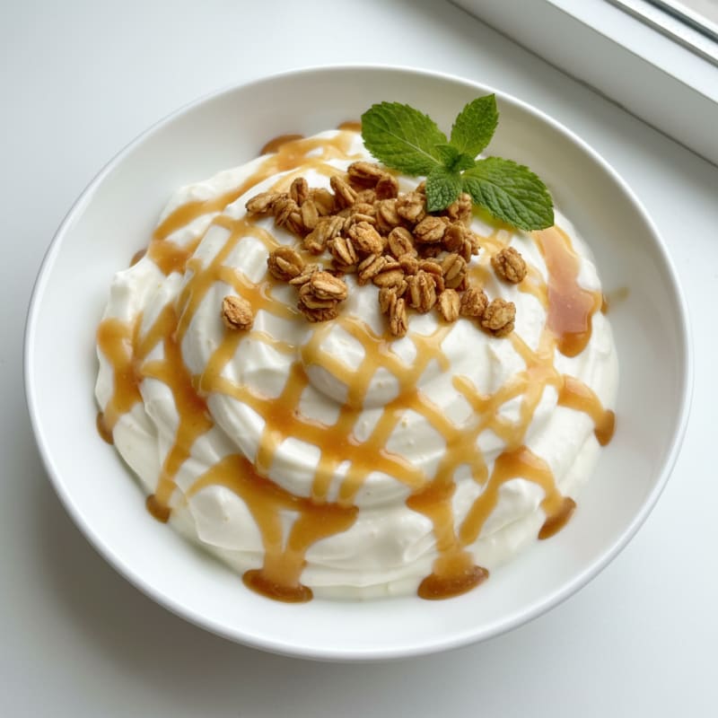 Silky Greek Yogurt with Vanilla Protein Powder