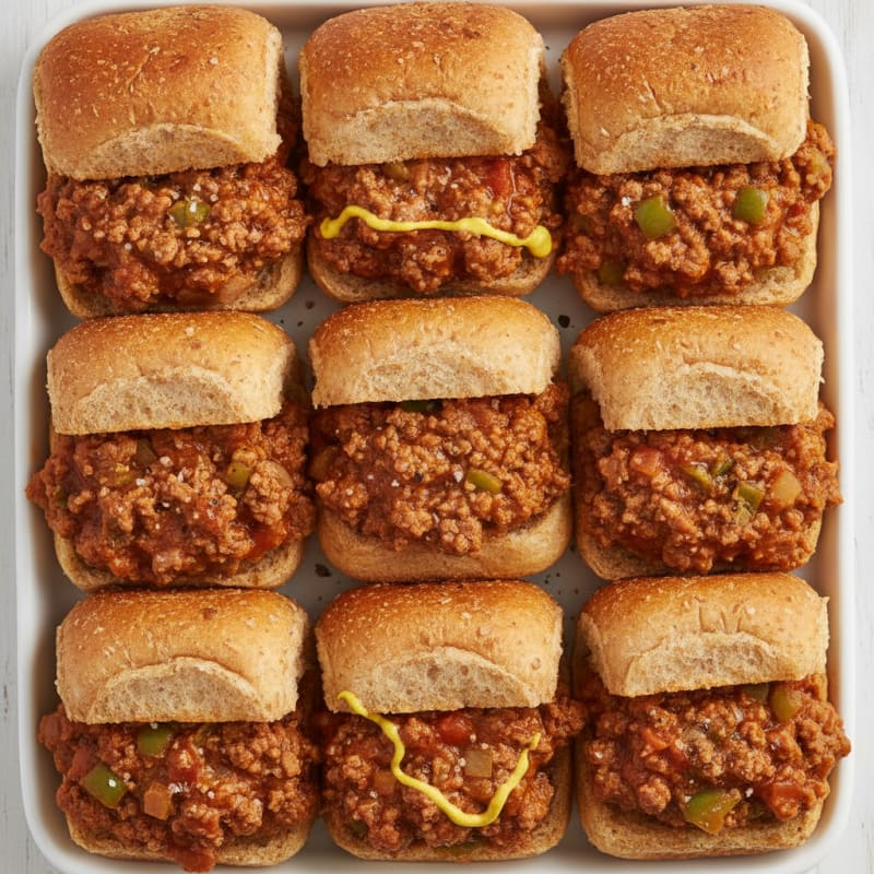 Classic Sloppy Joe Beef Sliders