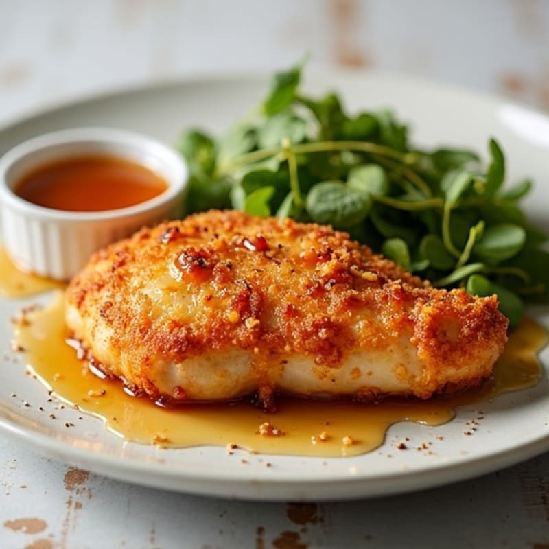 Crispy Baked Honey-Garlic Chicken