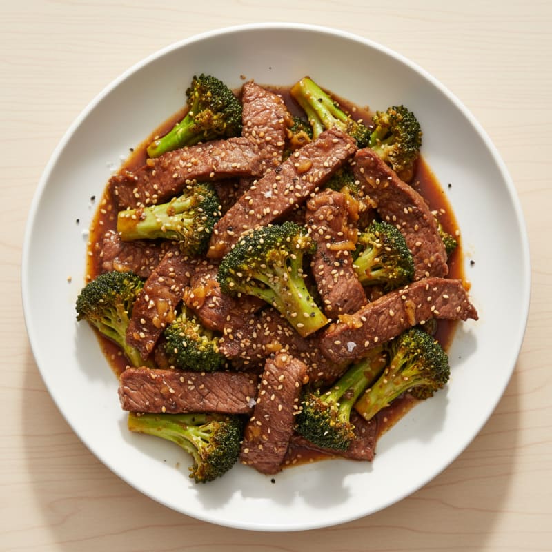 Sesame Beef and Broccoli Stir-Fry
