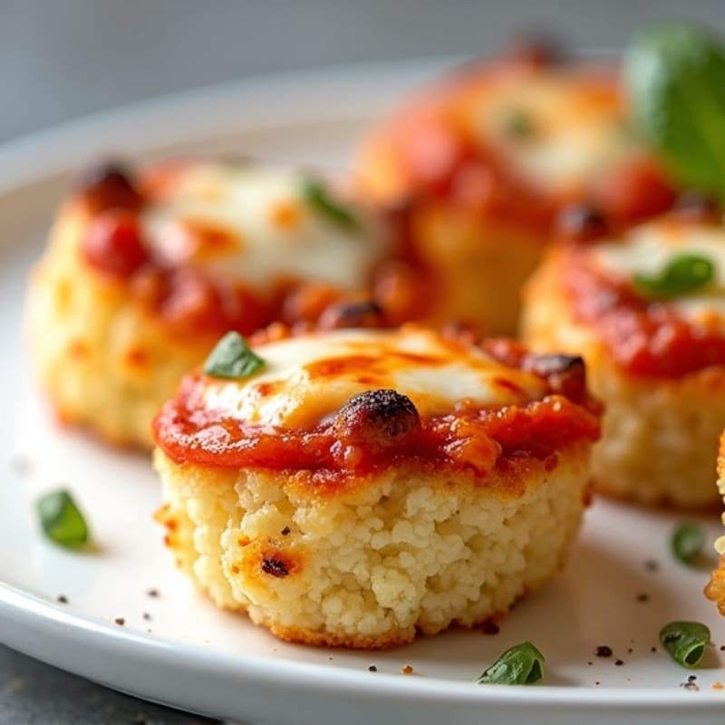 Protein-Packed Mini Cauliflower Pizza Bites