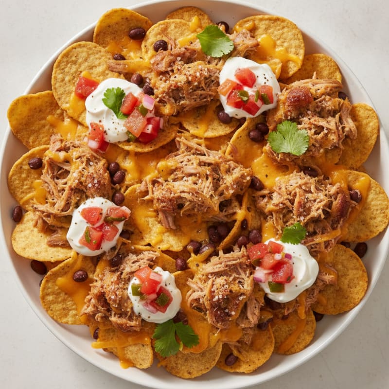 Smoky Pulled Pork Nachos