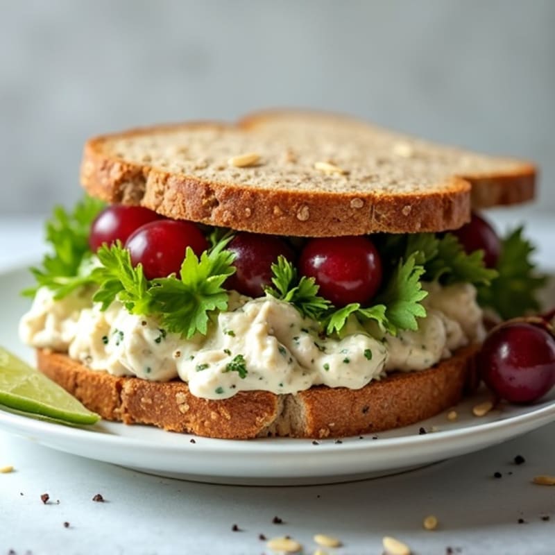 Creamy Herb Chicken Salad Sandwich