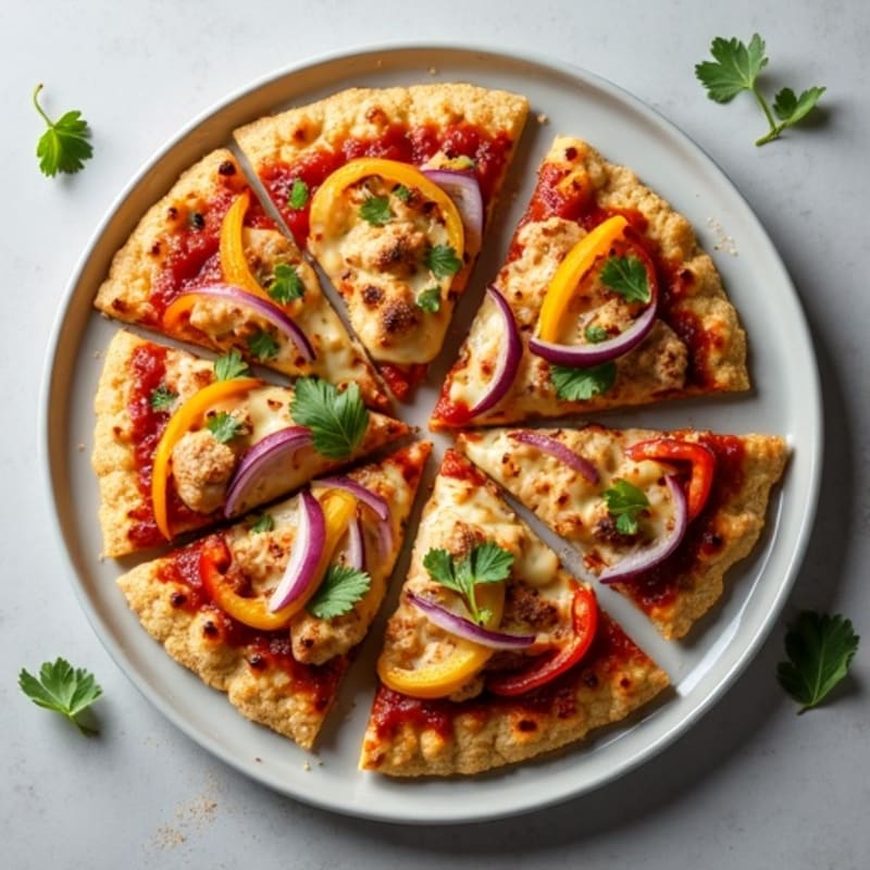 Healthy High-Protein BBQ Chicken Pizza