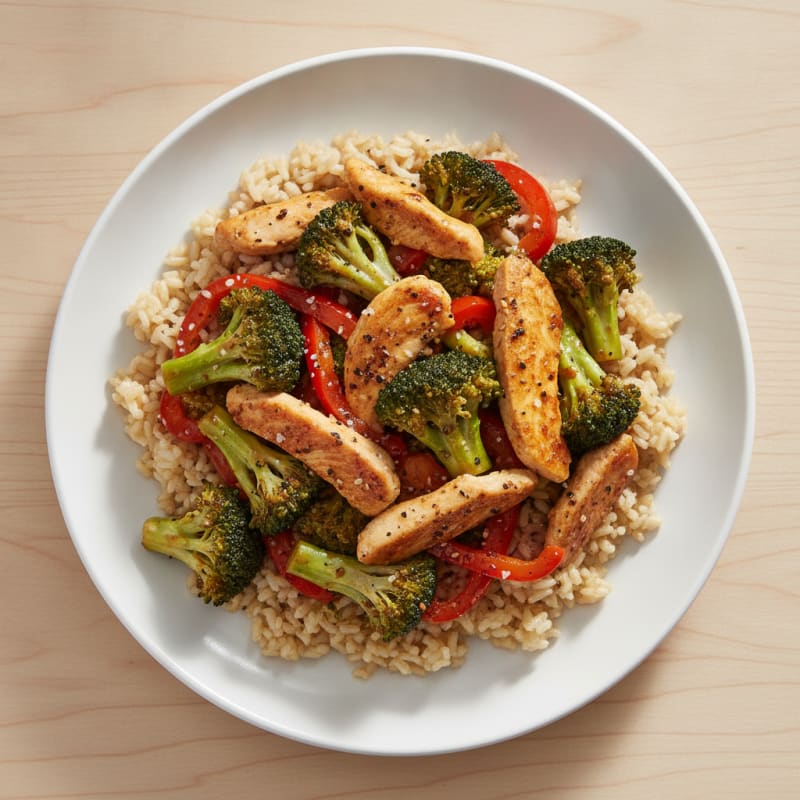 Teriyaki Chicken and Broccoli Stir-fry