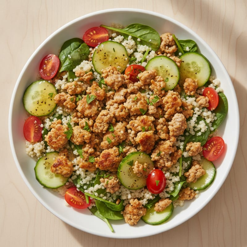 Lean Turkey and Quinoa Power Bowl