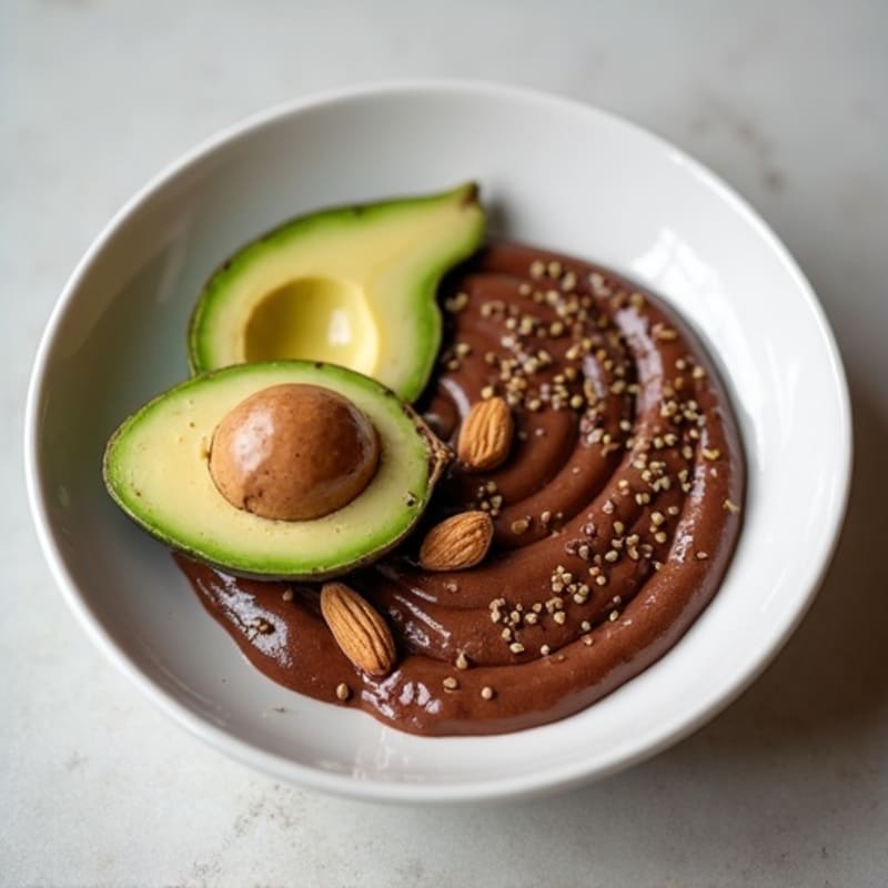 Silky Chocolate Protein Pudding with Chia Seeds