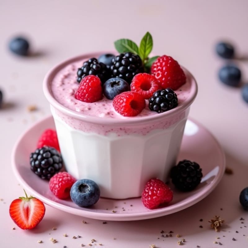 Creamy Berry Chia Pudding