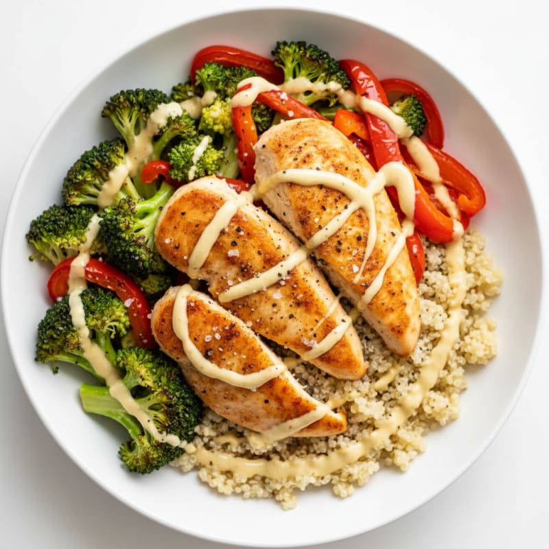Zesty Roasted Vegetable Buddha Bowl