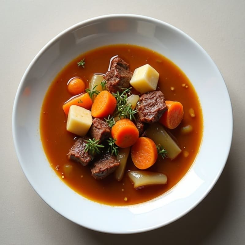 Hearty Grass-Fed Beef and Root Vegetable Stew