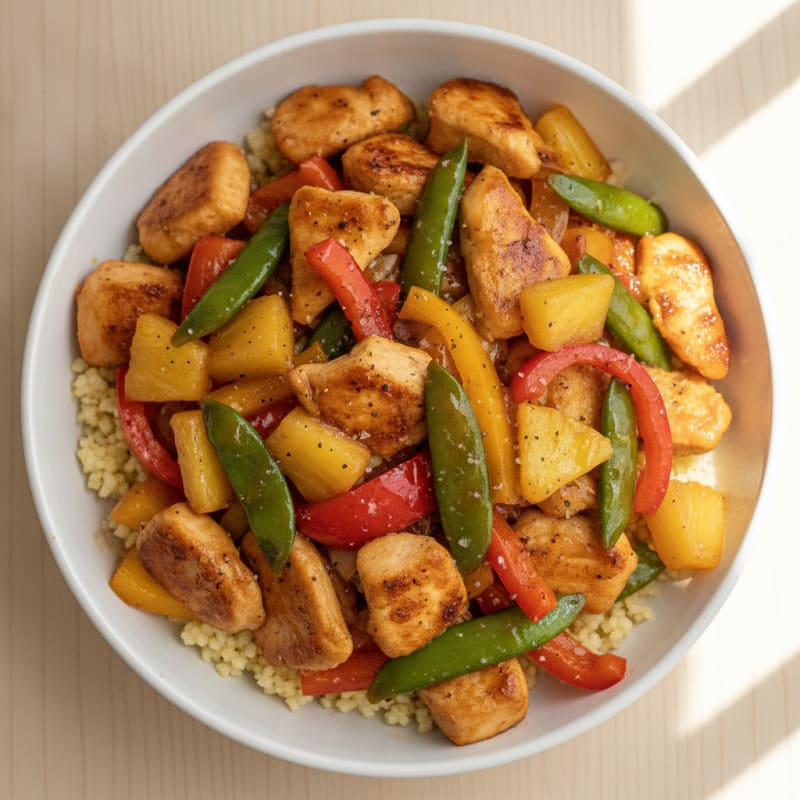 Sweet and Sour Chicken Stir-Fry
