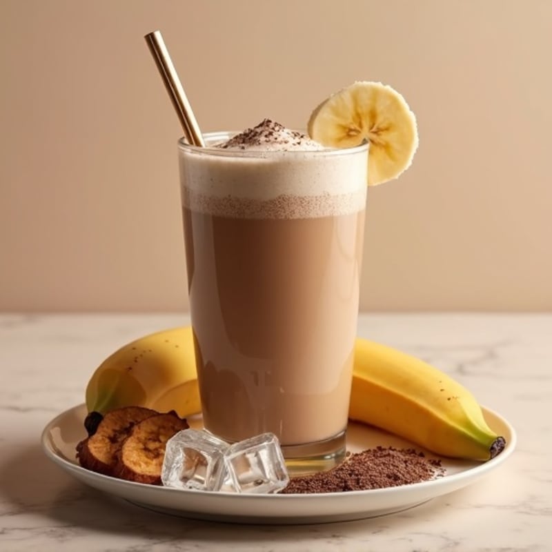 Creamy High-Protein Chocolate Peanut Butter Smoothie