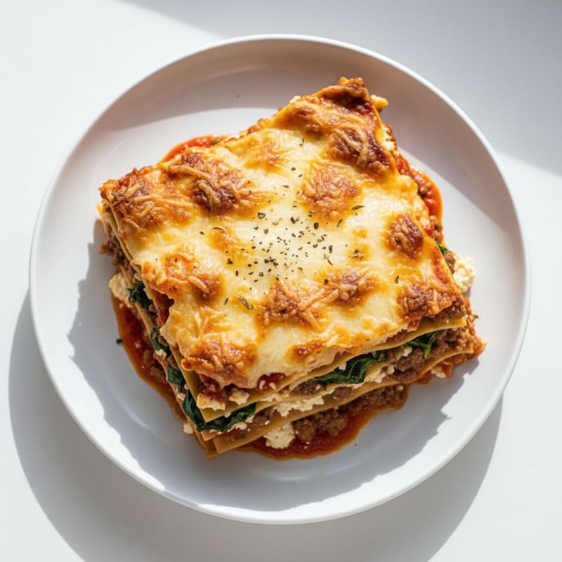 Classic Beef and Cottage Cheese Lasagna