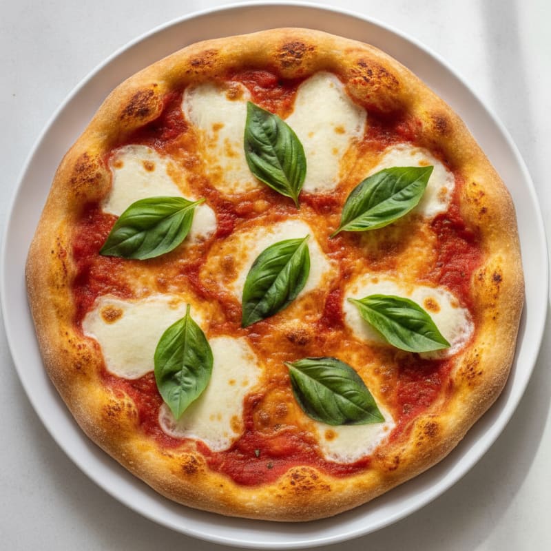 Classic Margherita Pizza with Fresh Basil