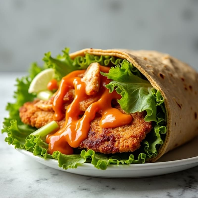 Crispy Buffalo Ranch Chicken Wrap