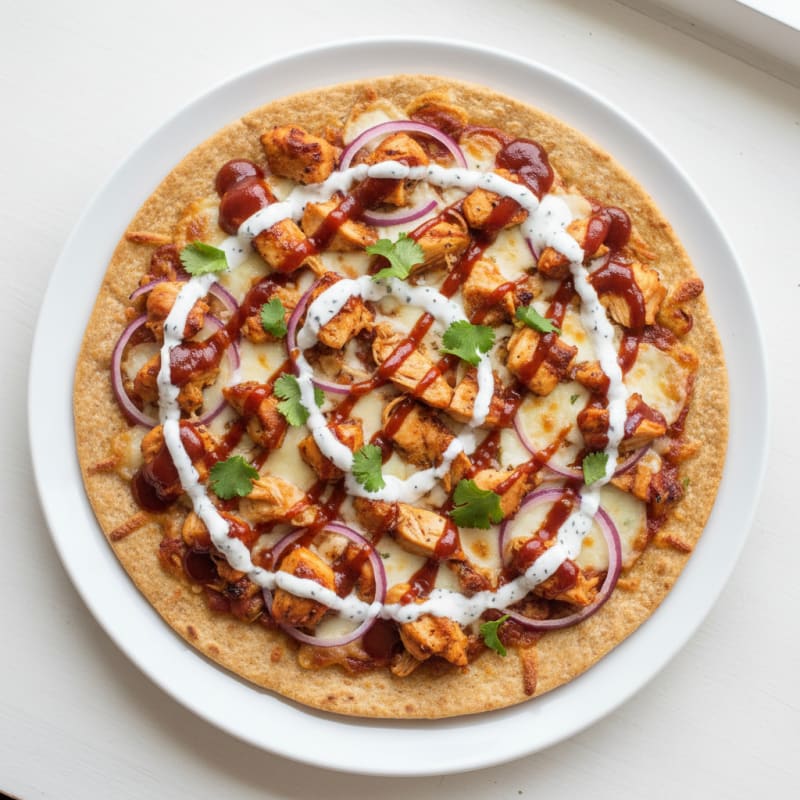 Crispy BBQ Ranch Chicken Pizza