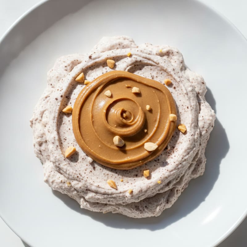 Greek Yogurt Protein Mousse with Cocoa and Peanut Butter