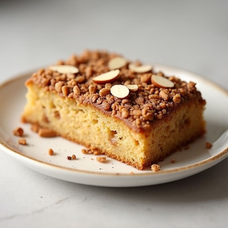 Protein-Packed Almond Flour Coffee Cake
