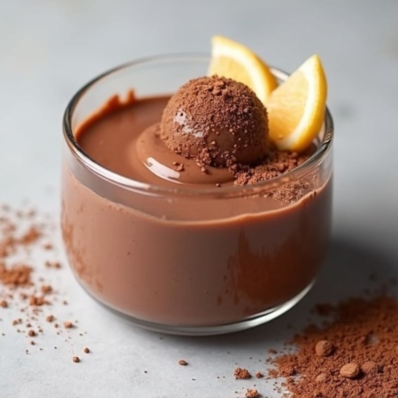 Creamy Chocolate Protein Pudding with Chia and Almond Butter