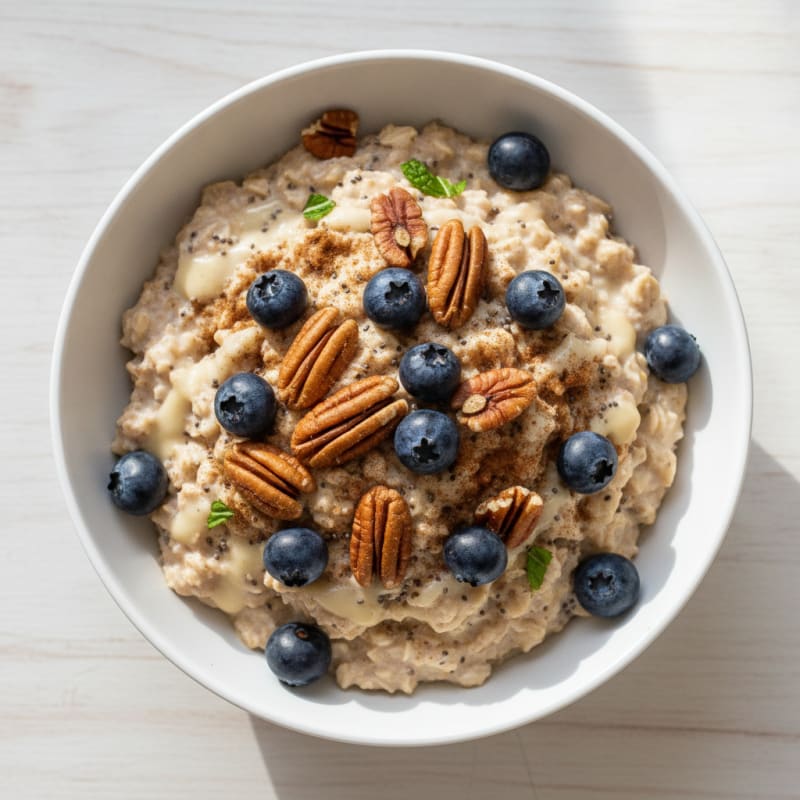 Berry Pecan Overnight Oats