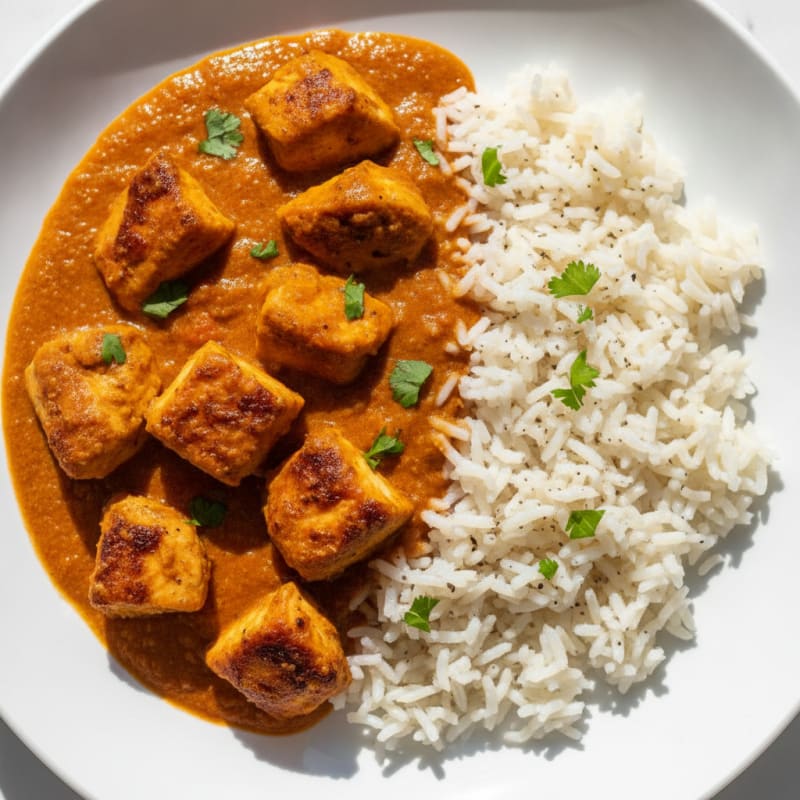 Spiced Butter Chicken with Basmati Rice