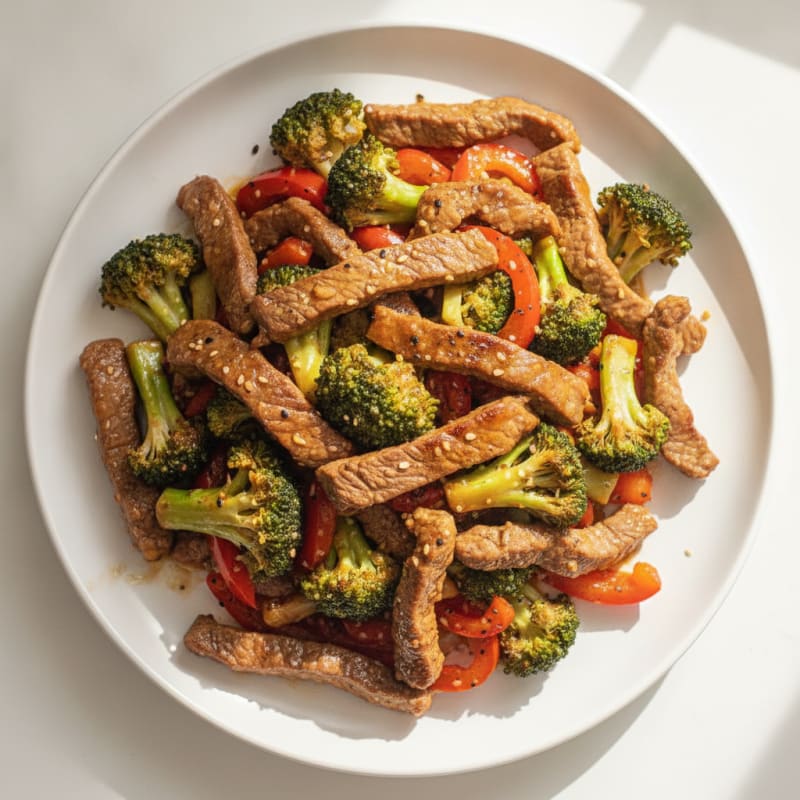 Sesame Beef & Broccoli Stir-Fry