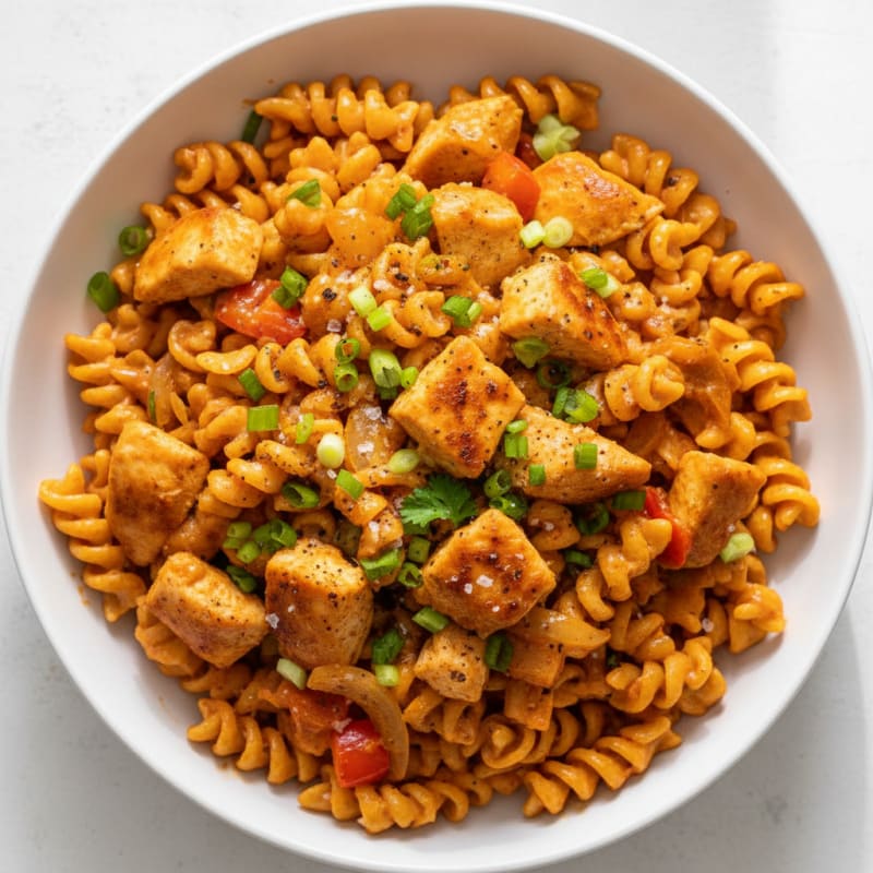 Creamy Cajun Mac and Cheese Bowl